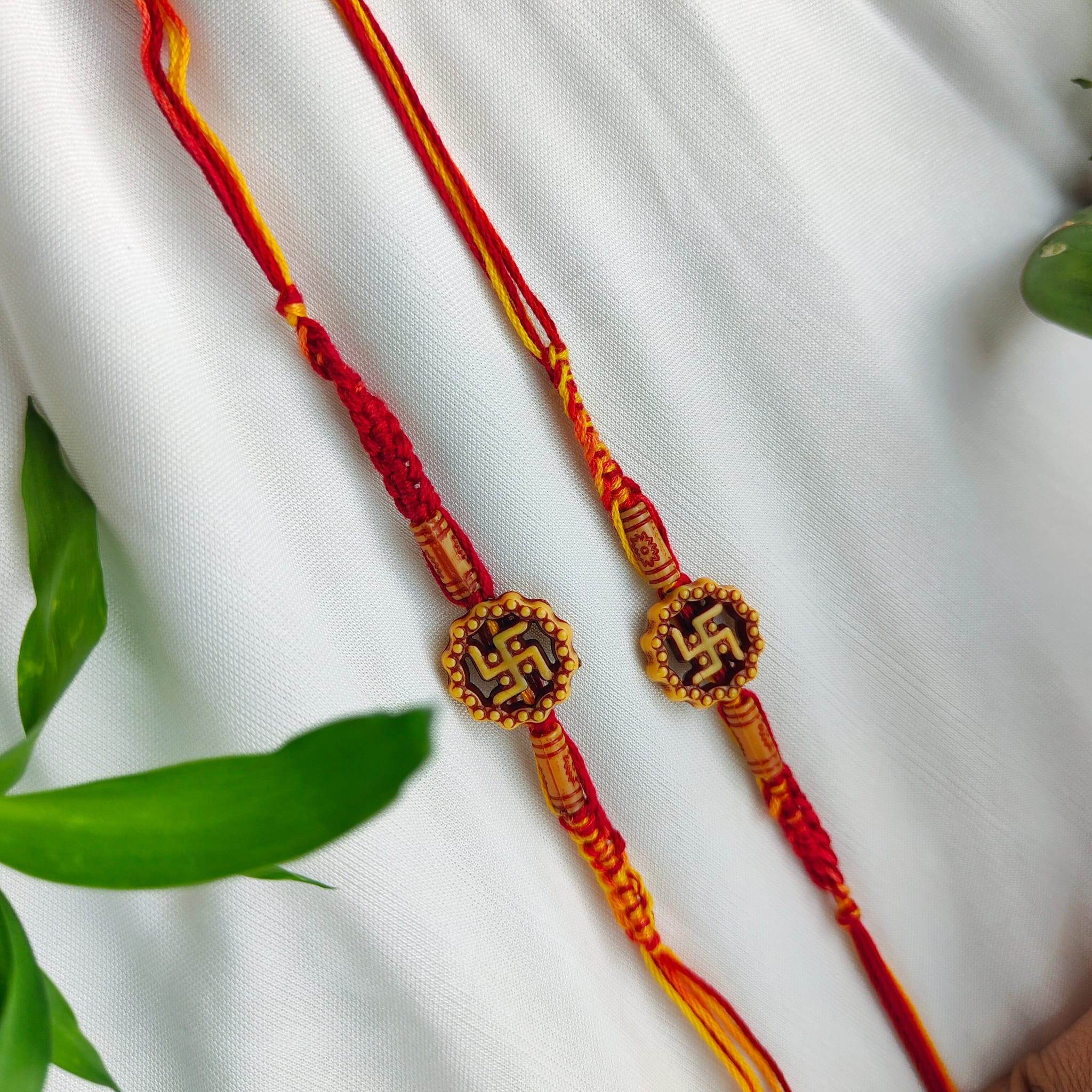Indian Sathia Charm Rakhi for Raksha Bandhan | Hindu Festival