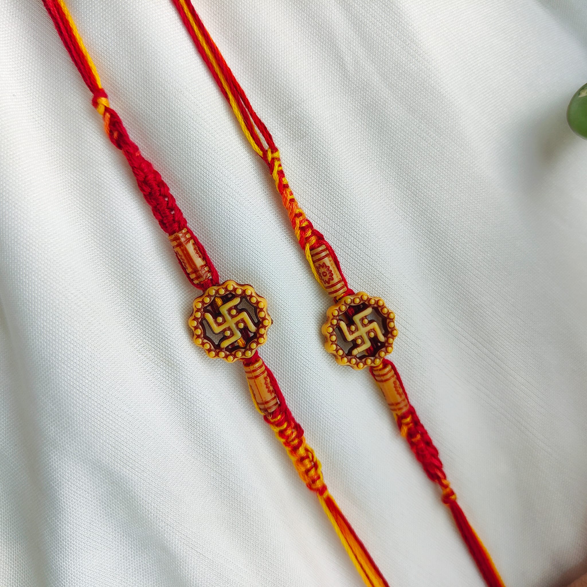 Indian Sathia Charm Rakhi for Raksha Bandhan | Hindu Festival
