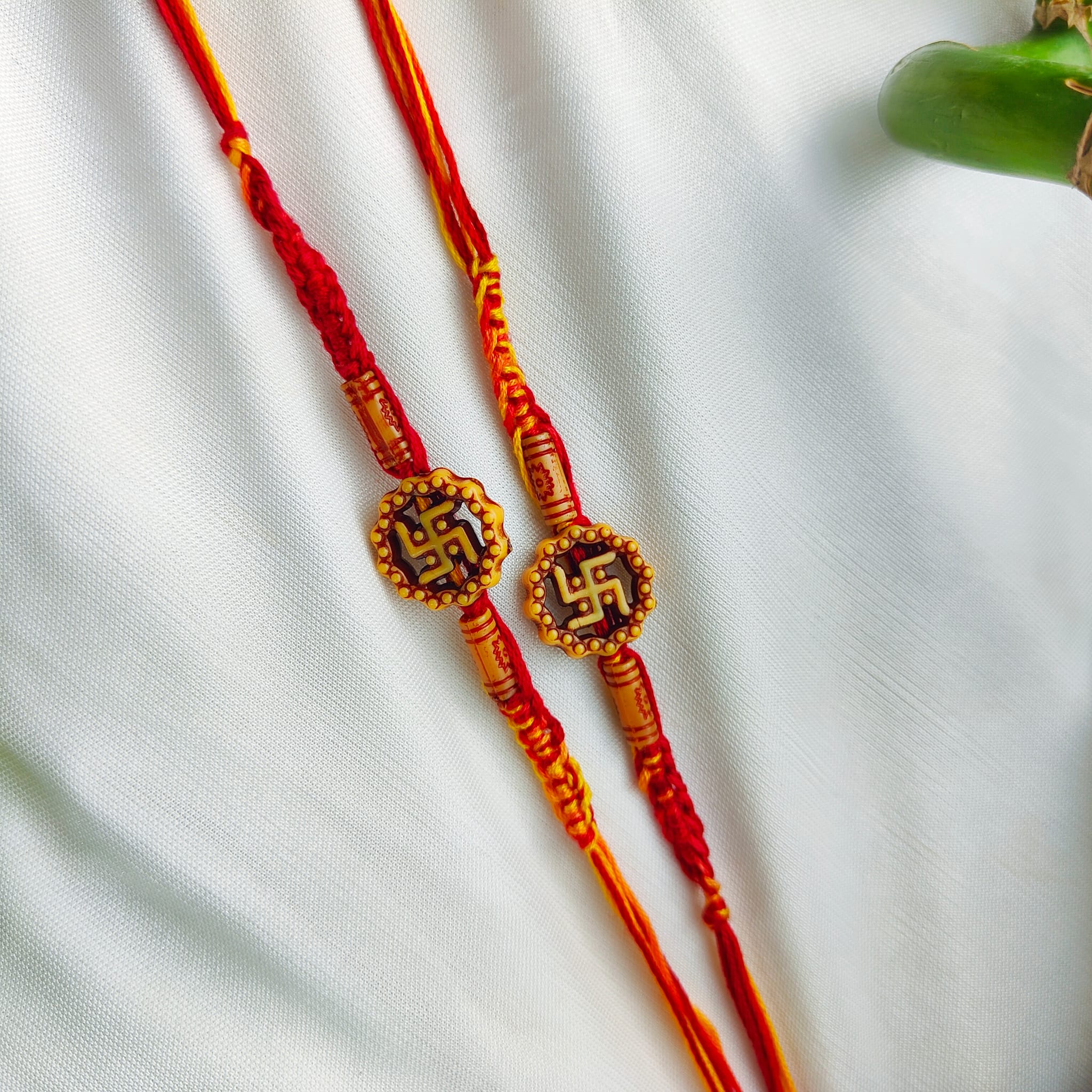 Indian Sathia Charm Rakhi for Raksha Bandhan | Hindu Festival
