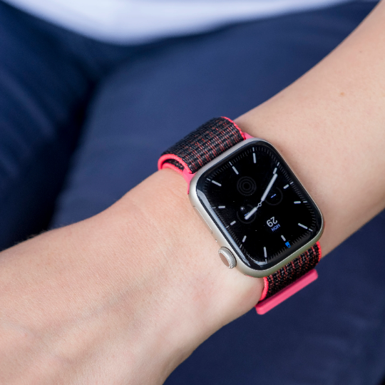 Apple Iwatch Watch Colourful Nylon Strap Band For Series 7 6 5 4 3 2 The Colourful Aura
