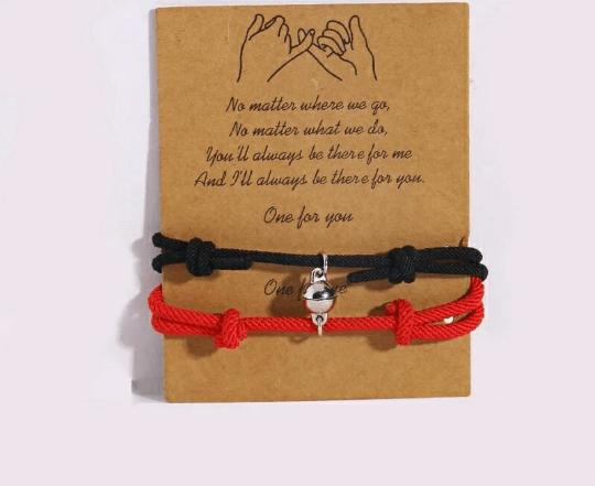 Pinky Promise Magnetic Charm Love Island Dating Relationship Couple Bracelet