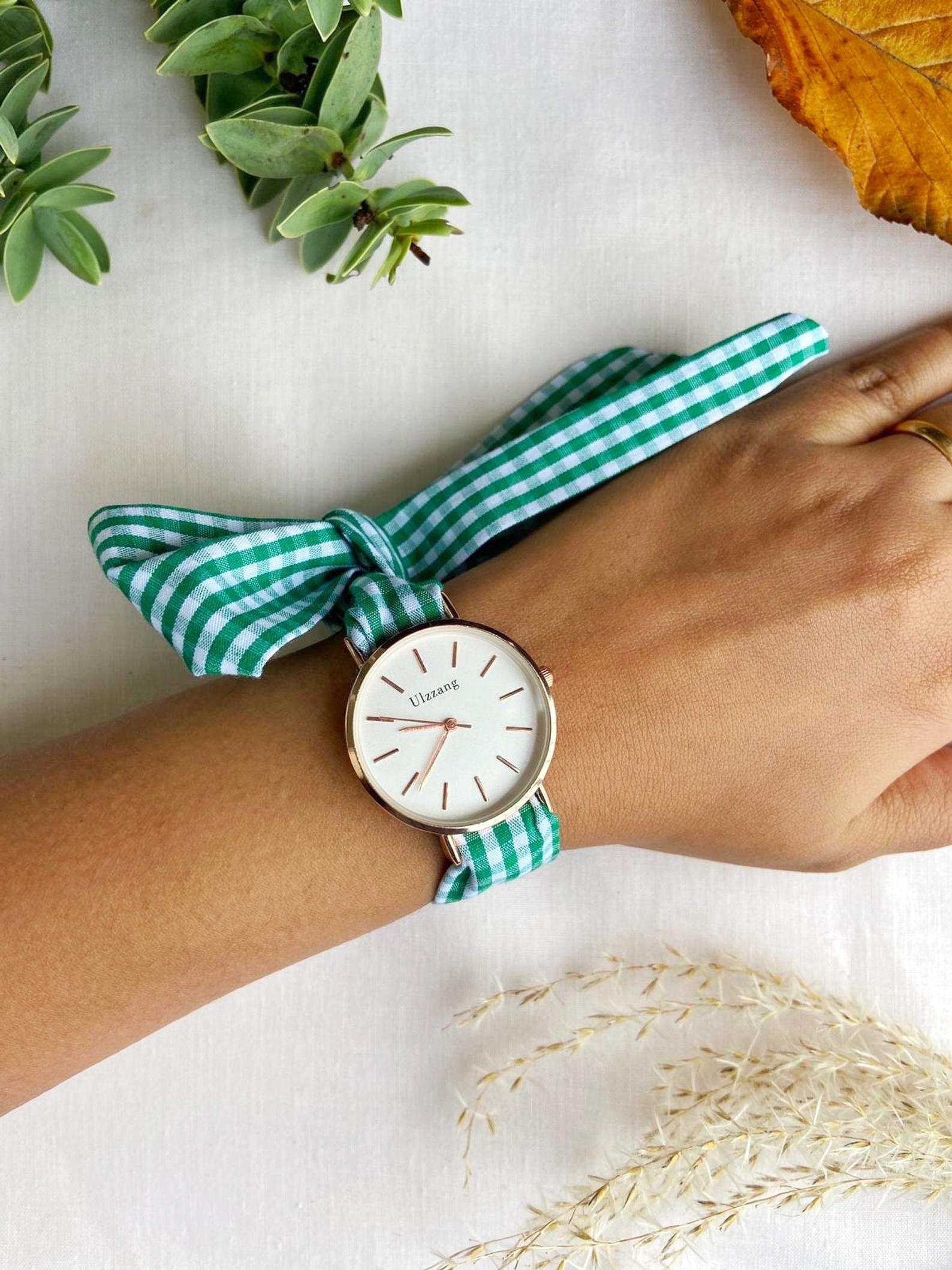 Green Changeable Cotton Strap