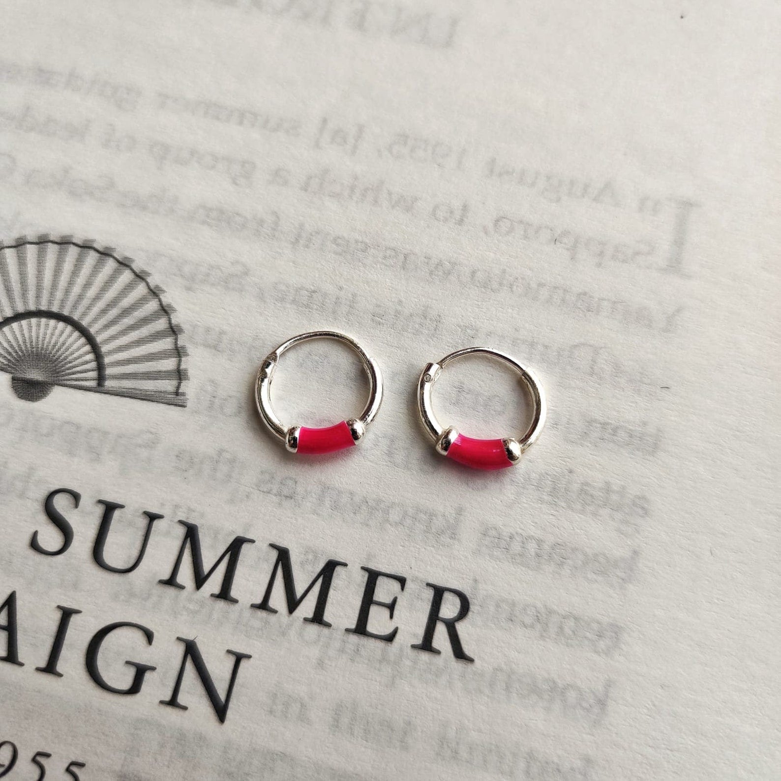 Sterling silver bali hoop on sale earrings