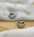 Pure Silver Vintage Hoop