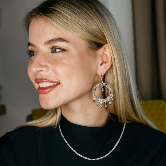 Bridal dangle hot sale drop earrings