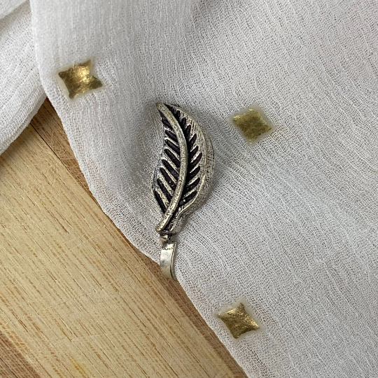 Leaf Floral Antique Quality Tribal Indian Traditional Clip On  Nose Pin