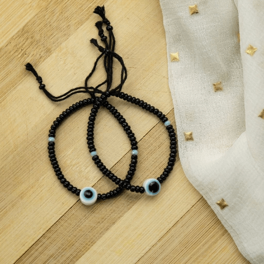 White Evil Eye Bracelet