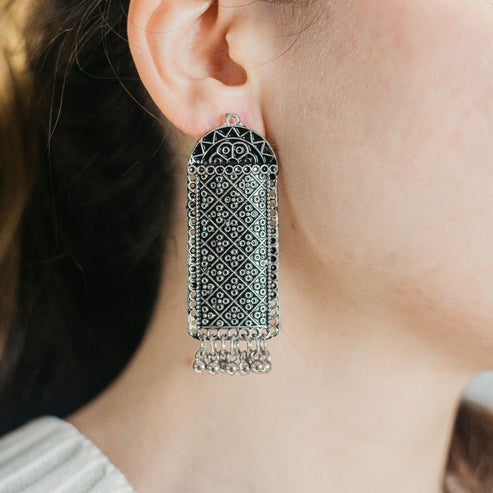 Rectangle Bohemian Geometric Boho Studs