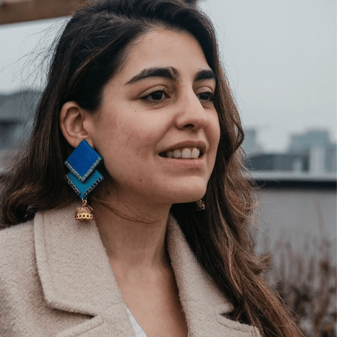 https://thecolourfulaura.uk/product/large-blue-handmade-square-fabric-earrings-boho-unique-jhumka-asian-jewellery-indian-handmade-dome-earrings-danglers-drop-earrings/