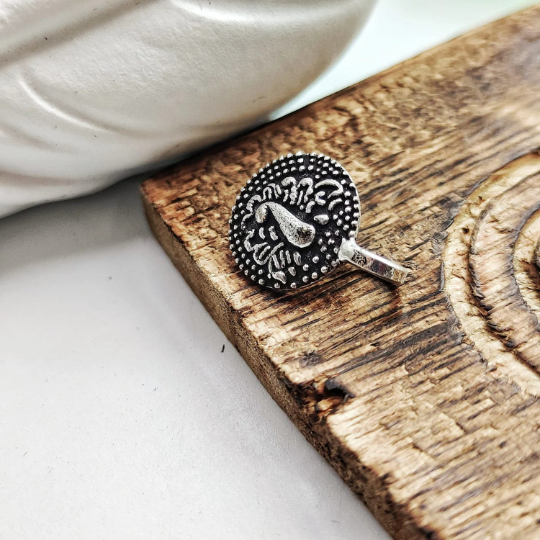 Oxidized nose ring on sale